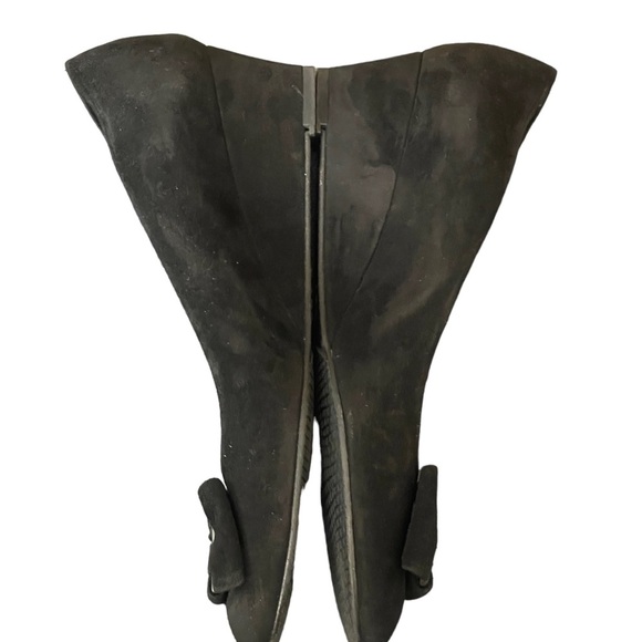 STUART WEITZMAN Beaudelair
Suede Bow Wedge Size 9 M - Picture 6 of 12